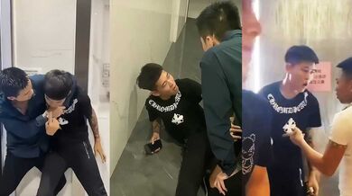 快手网红 大懿 线下被真实视频流出！宇将军麾下头号大将遭群殴下跪 网友戏称：嚼着最贵的槟榔 挨了最狠的打！